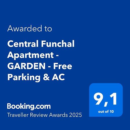 Central Funchal Apartment - Garden - Free Parking & Ac מראה חיצוני תמונה
